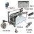 HKNA光电纠偏放料收卷架 自动光电纠偏控制放料带磁粉张力可定制 900型纠偏放料架