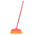 康丽雅 K-0022 木柄塑料软毛扫把 学校用商用扫帚笤帚 冰丝款颜色随机