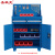 圣极光工具柜双开门维修柜多功能储物柜可定制G4579蓝色二抽带挂板