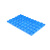 欧曼 塑料防潮垫板塑料可拼接垫板托盘托板仓库防水地垫 1000*600*48mm 蓝色