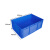 张氏艺佳 加厚塑料可配盖子周转箱物料配件箱塑料养鱼箱 蓝色K2#620*430*230