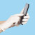 乌斯京一次性手套专用厨房餐饮加厚耐用防水防油耐酸PVC透明丁晴 白色乳胶（高弹力 舒适型）100只/盒 小码