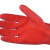 群生天然乳胶双色手套加长加厚橡胶家务防水超长耐油防污手套 红＋黄(群生双色 1双价格) M