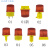 定制太阳能警示灯夜间警示闪光灯太阳能爆闪警示灯施全警示频闪灯 01新/02/03/05/06白 型号请留言