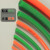 PU聚氨酯圆绿色火接皮带粗面/红色光面三角O型环形工业传动带圆带 光面红色2MM/每米价
