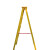 铦铓 电力玻璃钢绝缘梯子 电工绝缘人字梯2米 3米 施工用绝缘梯 可定制 人字梯2米