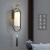泽朗凡式铜壁灯现代式现代客厅壁灯中走廊卧室床头灯 号吊灯铜