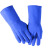 防寒防冻冷库耐低温水液氮干冰二氧化碳加气站LNG 34cm蓝色液氮手套 均码