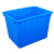 冰禹 BY-3043 蓝色加厚塑料水箱 长方形物流周转箱 300款865*650*615mm