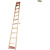 科尔多木梯人字梯木梯子单侧梯子加厚木头梯子实木登高直梯工程一字家 2.5米木梯直梯