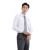 中神盾 8120 男式长袖衬衫修身韩版职业商务免烫衬衣  (1-9件价格) 白色斜纹 42码
