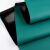 颜魅尔绿色胶皮防滑橡胶垫耐高温工作台垫实验室桌布维修桌垫 绿黑1.2米*10米*2mm整卷