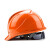 伟光安全帽YD-OT 欧式ABS工地建筑施工头盔 新国标 防砸透气抗冲击 橙色 1顶