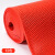 久匀 JQC-40 加厚镂空防滑垫 网眼PVC塑料脚垫门垫 厂房大厅走廊门口 防水防滑摔 红色加密加厚5mm*1.6米*1米