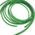 聚氨酯PU圆皮带红绿色可粘接圆带圆形粗面O型电机传动带工业皮带 绿色2.5mm2米价