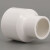 pvc白色给水管配件异径直通变径套自来水管件变径接头PVC-U给水配 (2寸半转2寸)75*63