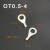 凯蓝智造OT6-10冷压端子线耳鼻接线端子O型圆形铜鼻子连接器端子鼻 OT1.5-4(1000/包)