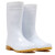 者也 32CM加绒白色雨鞋40码 防滑耐油食品厂厨师卫生食品棉靴