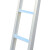 兴航发 XHF-LKBD30 铝合金宽邦单直梯子 3米加厚铝合金单梯1米-4米多规格选择承重100KG加宽踏板便携铝工程梯