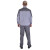 斯卡地尔（Scotoria）TC601长袖工作服套装 分体式春秋工服 舒适高棉双灰色1套5XL码