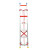 美消 消防铝合金升降伸缩梯子 耐腐耐滑 工作救援梯  消防铝合金梯5米9.5kg