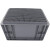 海斯迪克 欧标EU箱汽配周转箱塑料物流箱工具零件盒 800*600*230 HKCL-835