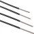 黑色包胶钢丝绳穿手链细钢丝线直径0.38-6mm用于吊灯钓鱼套定做 直径2.5mm数量20米
