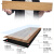 秀谛亚PVC木纹地板贴自粘地板加厚防水耐磨塑胶地板革家用卧室水泥地面 B-4/防滑耐磨 -1平方