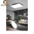 厨房客厅灯具吸顶灯长方形灯灯圆形阳台灯简约现代官方餐厅卧室 白方40x40三色36W