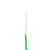 金龙羽 电线电缆国标铜芯线单芯多股软线阻燃ZC-BVR4平方100米/卷 绿色