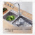 名爵（MEJUE）厨房水龙头 不锈钢冷热双控水龙头 360°旋转洗菜盆瓷碗池水槽龙头 冷热出水+60cm软管