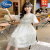 迪士尼（Disney）女童连衣裙儿童裙子洋气大童时髦公主裙2024新款女孩夏装长裙款潮 白色 130cm