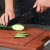 张小泉 整木乌檀木砧板实木菜板 方形面板切菜板家用案板 中号36*24*2.5cm