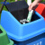 中环力安【60L蓝色可回收物】新国标分类翻盖垃圾桶ZHLA-N0025