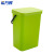 希万辉 壁挂式垃圾桶简约有盖手提悬挂式收纳桶【大号12L黑色】XWH0180