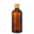 玻璃分装瓶空瓶液体精油小酒瓶密封小样品瓶子药水瓶定制LOGO便携 10ml茶色（连体内塞）