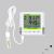 Accurate自动温湿度计记录仪工业养殖场室内温湿度计大屏显示仪器 TH22R+SD卡(充电电池)