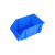JN JIENBANGONG 塑料零件盒仓库物料塑胶盒子收纳盒长方形斜口塑料螺丝五金工具盒 180*120*80mm