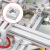 安达通 工业铝型材加长螺母条 机械手配件欧标单双孔T型滑块螺母 PTS-M5 