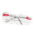霍尼韦尔（Honeywell）300300 护目镜 S300A 红透明镜片 男女 防风沙 防雾眼镜 10副/盒