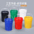 水杉20L红色加厚pp塑料桶圆形塑料桶涂料桶油漆桶乳胶漆包装桶水桶密封桶化工桶