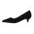 森普顿senpudun1212黑色皮鞋女软底工作鞋中跟3cm细跟绒面防滑高跟女单鞋34-40码，单位双