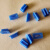 定制教学膨胀螺钉座 方孔塑料卡扣 电工实训网孔板木螺丝塑料胀塞 灰色*500个2F包 蓝色*500个/包