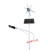 户外风能一体化路灯风光互补6米7米8米led风力发电道路路灯 7米150瓦风机50瓦光源