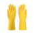 帮手仕 天然乳胶手套进口橡胶耐酸碱手套防水防滑工业实验室清洁劳保A3 S码