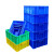 瀚海融科 周转箱塑料盒子长方形五金配件工具螺丝盒收纳零件盒物流物料胶框 04号箱绿色300*205*85mm