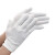 兰诗（LAUTEE）SY9003 实验室白色棉手套 劳保工业作业防护耐磨薄款透气纯棉礼仪文玩 白手套中厚款（12双）