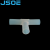 JSOE焊接式接头对焊三通PFA接头耐酸碱耐腐蚀耐高温PFA软管接头焊接式管接头 WT-8（1/2”）