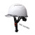 国标大帽檐高级安全帽工程领导工地头盔ABS加厚印字内衬舒适 橘帽