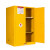 艾科堡工业安全柜GA/T73双锁双控化学腐蚀品存放易制毒防爆柜 45加仑 黄色